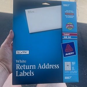 960 labels return address